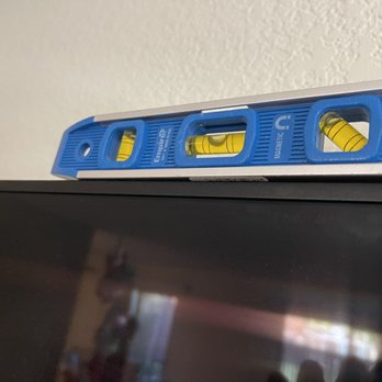 Smart Tv Mounting - Balance after mounting - Home Theatre Installation Near Me