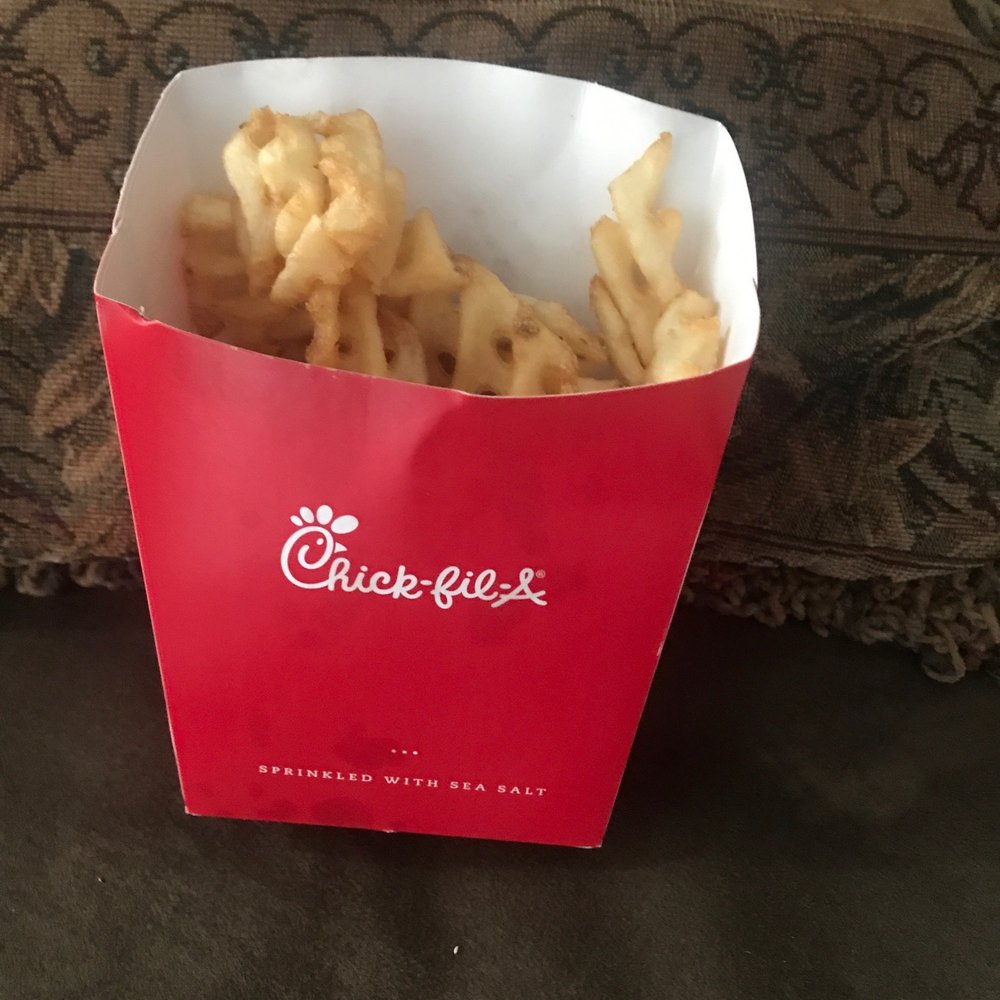 Chick-fil-A - Large fried but basically a medium. - Chicken Shop Near Me - Aventura, Florida Chick-fil-A - Large fried but basically a medium. - Chicken Shop Near Me - Aventura, Florida