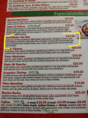 Menu photo 1 Las Chavelas Coeur D Alene, ID Menu photo 1 Las Chavelas Coeur D Alene, ID