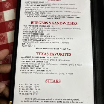 Farm House - Menu inside. - Southern Near Me - Mexia, Texas