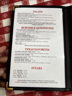 Menu photo 3 Farm House Mexia, TX