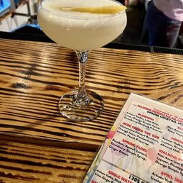 April Showers cocktail. April Showers cocktail.