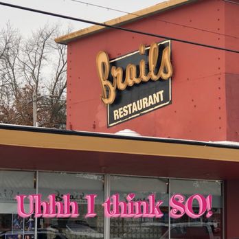 Brail's Restaurant - The building sign - American Near Me - Eugene, Oregon