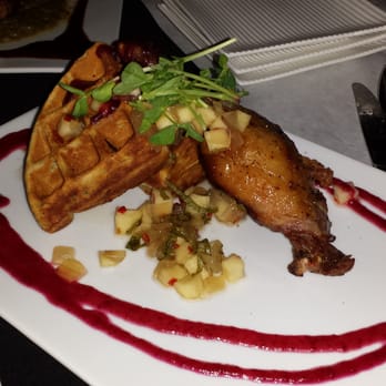 Owen's Bistro - Duck confit and sage waffle - New American Near Me - Chino, California