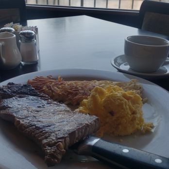 WSW Steakhouse - Breakfast steak and eggs with hashbrowns. - Steakhouses Near Me - Hilo, Hawaii WSW Steakhouse - Breakfast steak and eggs with hashbrowns. - Steakhouses Near Me - Hilo, Hawaii