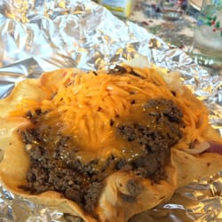 Valenti's Italian Restaurant - Taco Salad - more than enough for two people.
