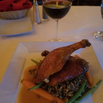 Le Petit Restaurant - Excellent Canard à l'Orange, "crispy duck". Domaine La Remejeanne Côtes du Rhône 2019 - French Near Me - Sherman Oaks, California Le Petit Restaurant - Excellent Canard à l'Orange, "crispy duck". Domaine La Remejeanne Côtes du Rhône 2019 - French Near Me - Sherman Oaks, California