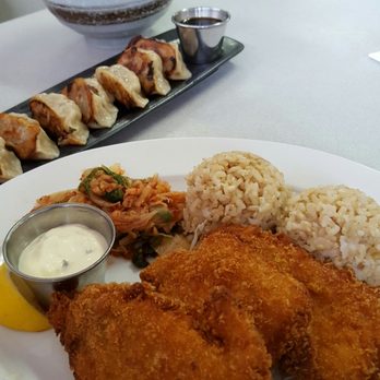 Restaurant Kenichi - Restaurant Keneke in Hilo. Mahi katsu plate and side of gyoza. Both under $20. - Desserts Near Me - Hilo, Hawaii