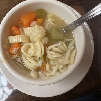 The Big Cheese & Pub - Cup of Chicken Noodle Soup - Pizza Near Me - Cranston, Rhode Island
