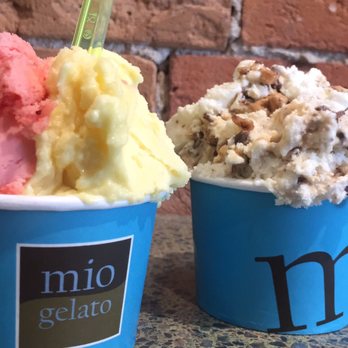 Mio Gelato - Strawberry & passionfruit and chocolate skor gelato - Ice Cream & Frozen Yogurt Near Me - Kingston, Ontario Mio Gelato - Strawberry & passionfruit and chocolate skor gelato - Ice Cream & Frozen Yogurt Near Me - Kingston, Ontario