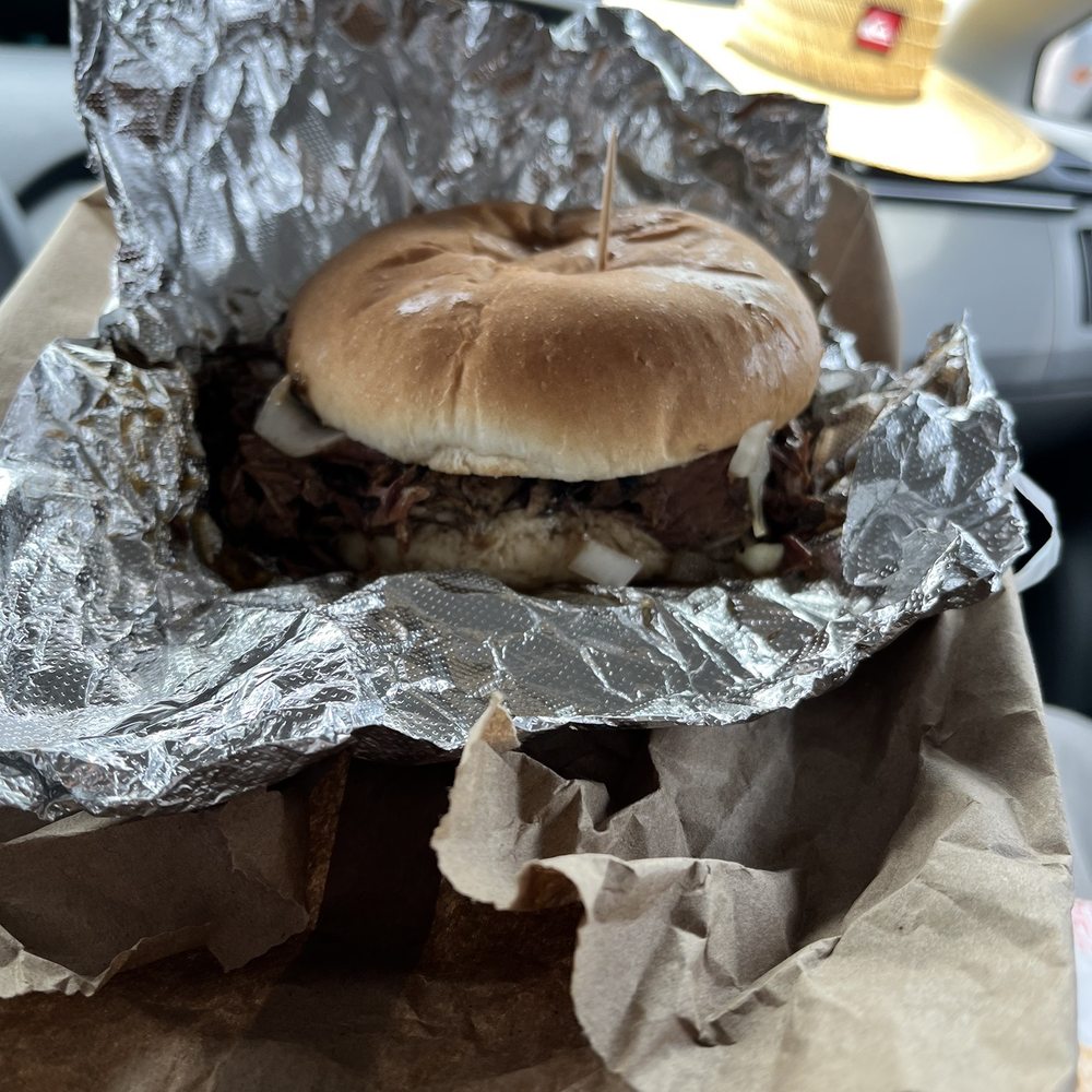Froberg's Farm - Huge pulled pork sandwich from the BBQ place - Pick Your Own Farms Near Me - Alvin, Texas Froberg's Farm - Huge pulled pork sandwich from the BBQ place - Pick Your Own Farms Near Me - Alvin, Texas