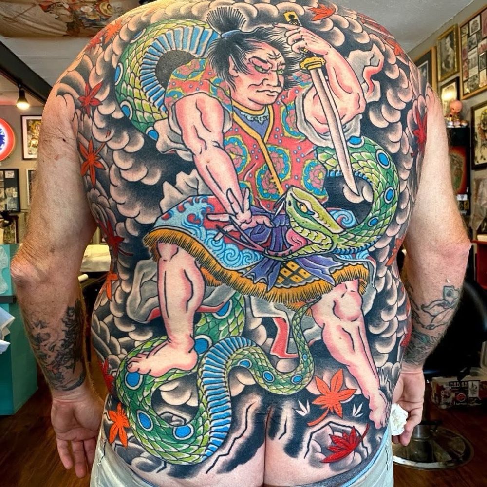 Great Wave Tattoo Logo