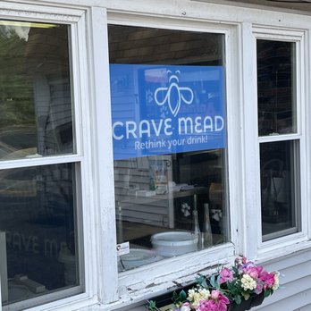 Crave Mead - the front window of a store - Meaderies Near Me - Blackstone, Massachusetts