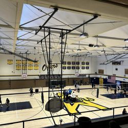 Montebello High School - Gym - view from upstairs