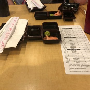 Sushi One - All you can eat set up! - Sushi Bars Near Me - Reno, Nevada Sushi One - All you can eat set up! - Sushi Bars Near Me - Reno, Nevada