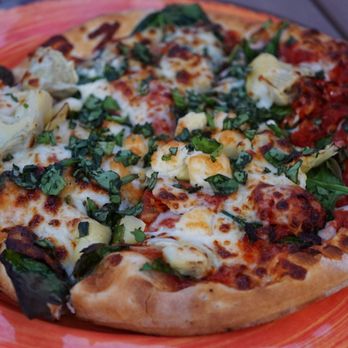 Extreme Pizza - Spinach Artichoke Pizza - Pizza Near Me - Myrtle Beach, South Carolina