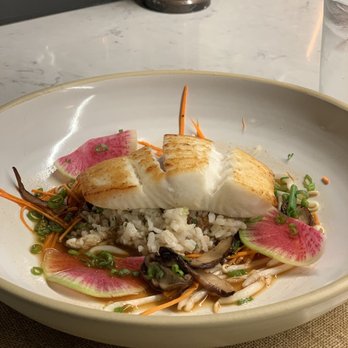 Brix - Pan seared halibut - New American Near Me - Napa, California Brix - Pan seared halibut - New American Near Me - Napa, California