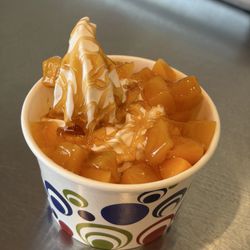 Peaches and hot honey!