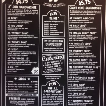 Jimmy John's - a menu for jimmy john's - Delis Near Me - Kalispell, Montana