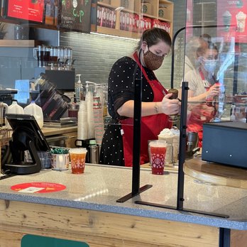 Starbucks - Masks are worn here by all the employees along with their cheerful and friendly attitudes. - Coffee & Tea Near Me - Carmel-by-the-Sea, California