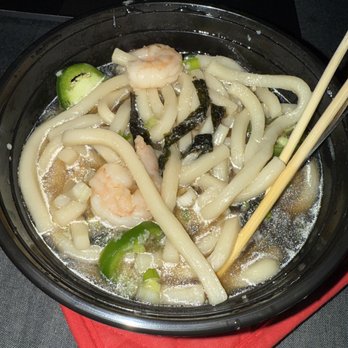 Blue Whale - Shrimp udon noodle soup - Cafes Near Me - La Jolla, California Blue Whale - Shrimp udon noodle soup - Cafes Near Me - La Jolla, California