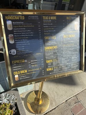 Menu photo 1 Better Buzz Coffee Laguna Beach Laguna Beach, CA Menu photo 1 Better Buzz Coffee Laguna Beach Laguna Beach, CA