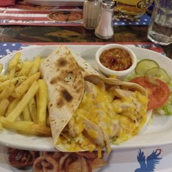 Chicago's - Puede que en la foto parezca enorme la fajita, pero efectivamente lo era. Ta grande como rica, 9€