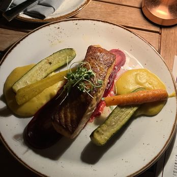 Galley - Crispy Salmon $36 - Pizza Near Me - West Palm Beach, Florida Galley - Crispy Salmon $36 - Pizza Near Me - West Palm Beach, Florida