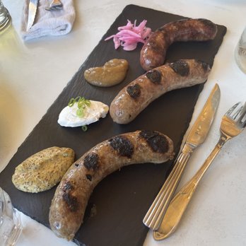 Von Bismarck - Bratwurst sampler!! - German Near Me - Reno, Nevada