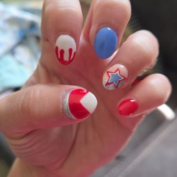 Salon Justrite Nail - Concert/4th of July nails ready!! Thanks again Tim! - Nail Salons Near Me - Middlebury, Indiana Salon Justrite Nail - Concert/4th of July nails ready!! Thanks again Tim! - Nail Salons Near Me - Middlebury, Indiana
