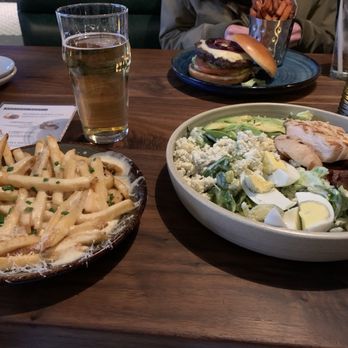 Eureka! - Roseville location (Cobb Salad with sliced chicken & truffle fries) - American Near Me - Mountain View, California