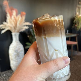 Aaktun Coffee & Bar - Iced Butterscotch Latte - Coffee & Tea Near Me - Durham, North Carolina