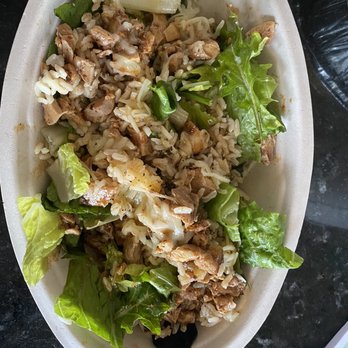 Chipotle Mexican Grill - This was supposed to be a salad bowl it looks like I got someone else left overs - Fast Food Near Me - Red Oak, Texas
