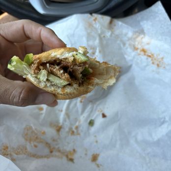 Tofoo Com Chay - Vegan Banh Mi Chicken. What's left of it I almost forgot  to take a photo  sooo good more eating less typing - Vietnamese Near Me - San Jose, California