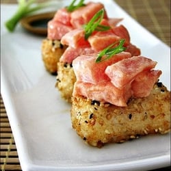 Down To Earth Restaurant - Spicy Tuna with Crispy Rice