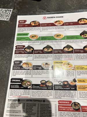 Menu photo 1 Ramen Isshin Concord, ON