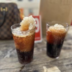 Copenhagen Sausage Garden - LOVED the ice.