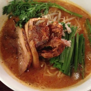 Ramen Parlor - Crab Spicy Miso Flavor with extra Pork - Ramen Near Me - San Mateo, California Ramen Parlor - Crab Spicy Miso Flavor with extra Pork - Ramen Near Me - San Mateo, California