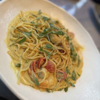 LITA - Curry Shrimp Pasta - Caribbean Near Me - Walnut Creek, California LITA - Curry Shrimp Pasta - Caribbean Near Me - Walnut Creek, California