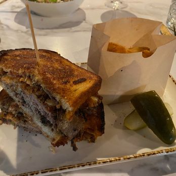 Broken Spirits-Anaheim - The Oscar Sandwich with house-made potato chips - Cocktail Bars Near Me - Anaheim, California Broken Spirits-Anaheim - The Oscar Sandwich with house-made potato chips - Cocktail Bars Near Me - Anaheim, California