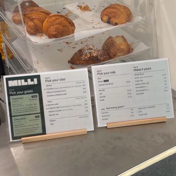 Milli Matcha - menu - Coffee & Tea Near Me - Pasadena, California
