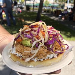 Cita’s kitchen - Arepas Pio Pio with cabbage instead of jalapeño escabeche