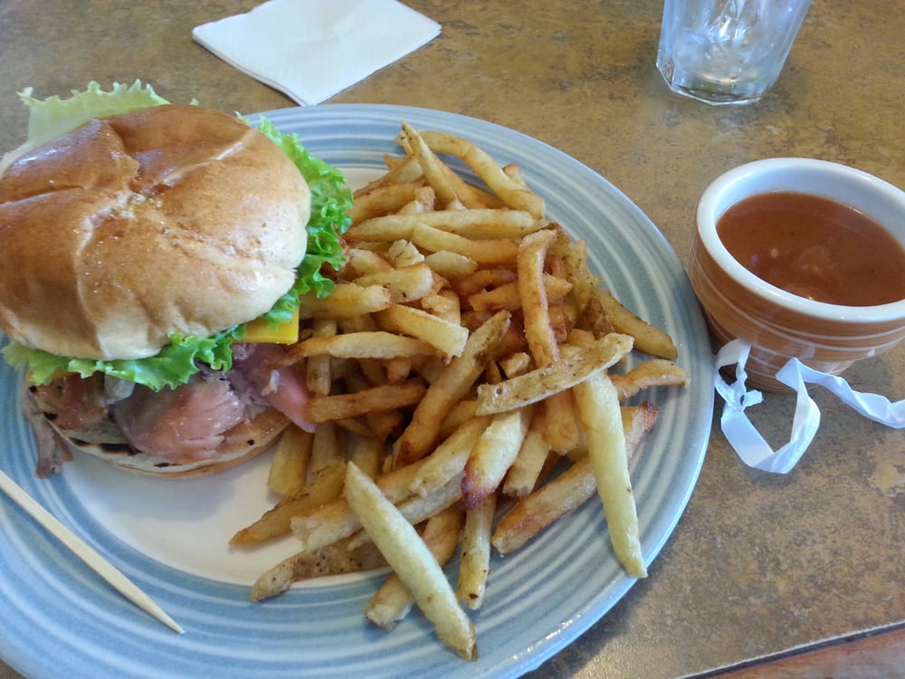 Chicken Club Kaiser With Hand Cut Fries Served With Chalet Sauce