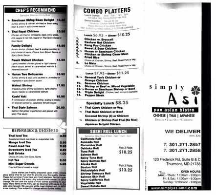Menu photo 1 Simply Asia Thurmont, MD Menu photo 1 Simply Asia Thurmont, MD