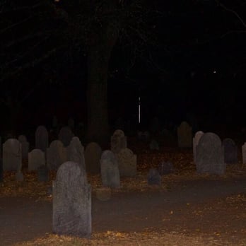 Bewitched Tours - Took this photo at the gravesite. Managed to capture an Orb. - Historical Tours Near Me - Salem, Massachusetts