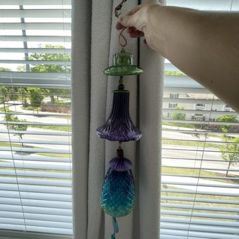JC Raulston Arboretum - Hanging glass wind chime - Botanical Gardens Near Me - Raleigh, North Carolina JC Raulston Arboretum - Hanging glass wind chime - Botanical Gardens Near Me - Raleigh, North Carolina