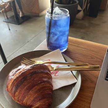 Wild - butter croissant & Butterfly Lemongrass Tea - Coffee & Tea Near Me - Houston, Texas Wild - butter croissant & Butterfly Lemongrass Tea - Coffee & Tea Near Me - Houston, Texas