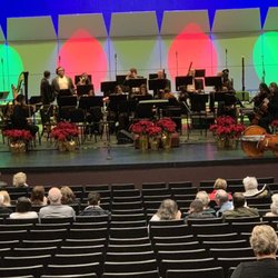 Veteran's Memorial Civic & Convention Center - Decor for Christmas Symphony: Bells, Brass, and Bows 2022