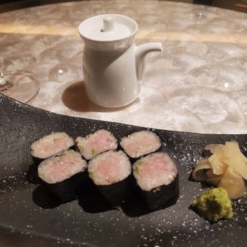 Nobu - Sushi Maki: Yellowtail & Scallion - Japanese Near Me - Las Vegas, Nevada Nobu - Sushi Maki: Yellowtail & Scallion - Japanese Near Me - Las Vegas, Nevada