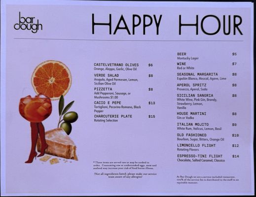 Menu photo 1 Bar Dough Denver, CO